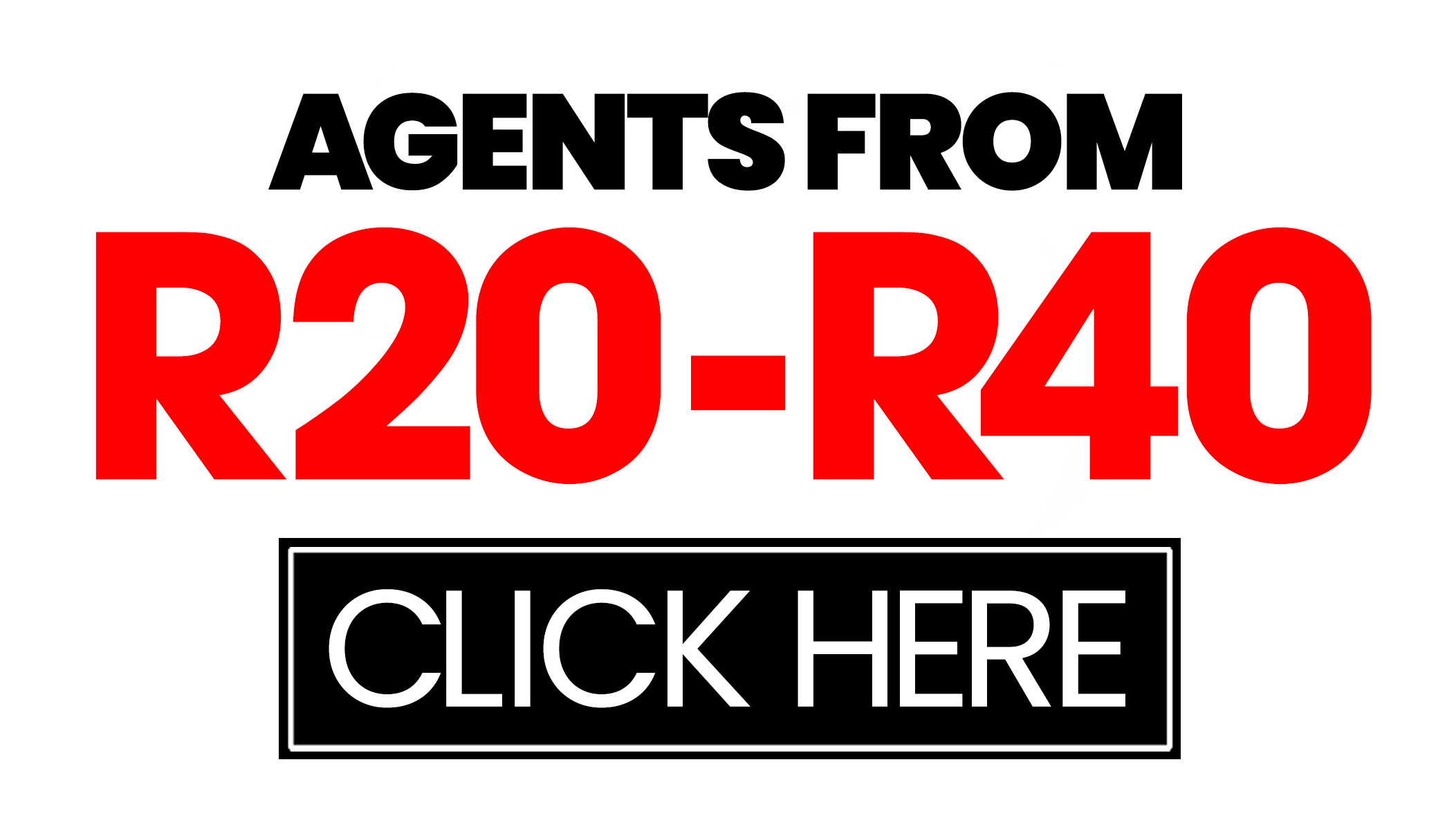 Agents R20 to R40 Wholesale
